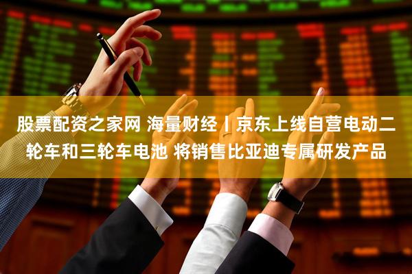 股票配资之家网 海量财经丨京东上线自营电动二轮车和三轮车电池 将销售比亚迪专属研发产品