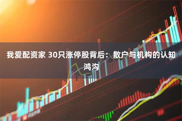 我爱配资家 30只涨停股背后：散户与机构的认知鸿沟